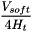 \[\frac {V_{soft}}{4 H_t}\]
