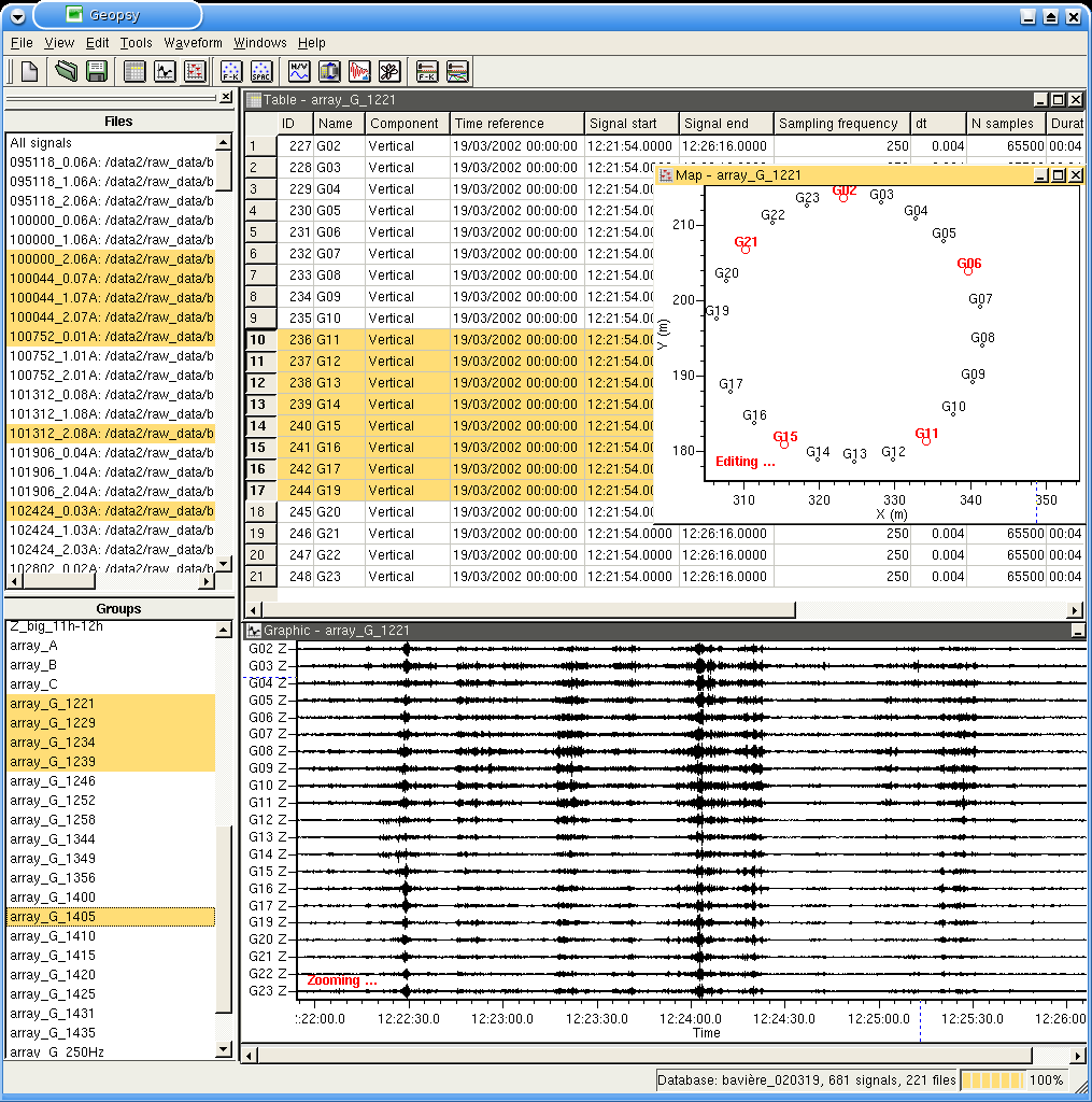 Geopsy snapshot