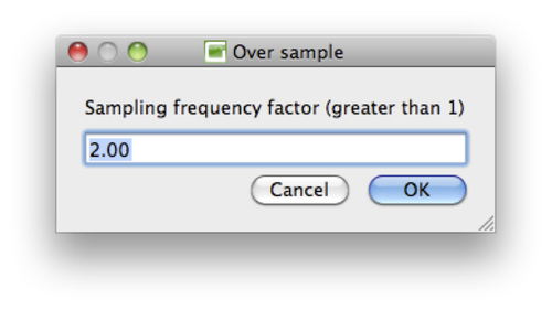 Geopsy: Over sample - GeopsyWiki